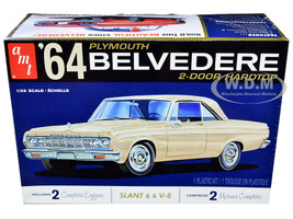Skill 2 Model Kit 1964 Plymouth Belvedere Coupe Hardtop 1/25 Scale Model AMT AMT1188 M