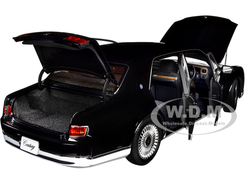 Toyota Century RHD Right Hand Drive Black 1/18 Model Car