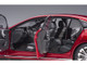 Lexus LS500h Morello Red Metallic Chrome Wheels 1/18 Model Car Autoart 78869