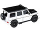 Mercedes AMG G63 Liberty Walk Wagon White Black Hood Top 1/64 Diecast Model Car Paragon PA-55161