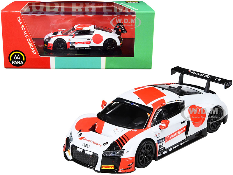 Audi R8 LMS #66 WRT 2018 Suzuka 10 Hours 1/64 Diecast Model Car