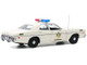 1975 Dodge Coronet Cream Hazzard County Sheriff 1/18 Diecast Model Car Greenlight 19092