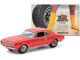 1967 Chevrolet Camaro Orange Wide Boots New Wide Tread Tires from Goodyear Goodyear Vintage Ad Cars Hobby Exclusive 1/64 Diecast Model Car Greenlight 30195