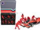 Formula One F1 Pit Crew 7 Figurine Set Team Red 1/43 Scale Models American Diorama 38382