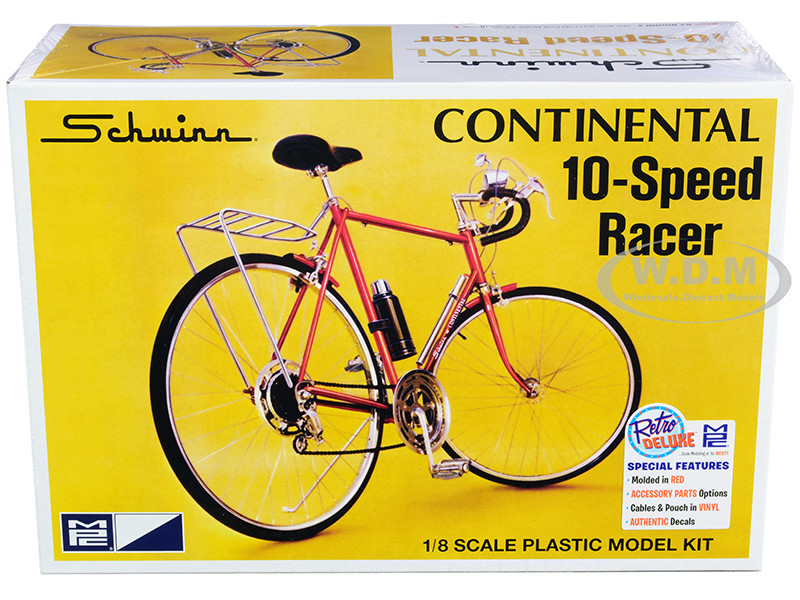Skill 2 Model Kit Schwinn Continental 10-Speed Bicycle 1/8 Scale Model MPC MPC915