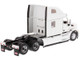 Peterbilt 579 UltraLoft Truck Tractor White Transport Series 1/50 Diecast Model Diecast Masters 71072