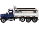 Peterbilt 567 Dump Truck Legendary Blue Chrome Transport Series 1/50 Diecast Model Diecast Masters 71073