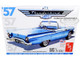 Skill 3 Model Kit 1957 Ford Thunderbird Convertible 2-in-1 Kit 1/16 Scale Model AMT AMT1206