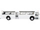 Flxible 53102 Transit Bus Blank White Vintage Bus Motorcoach Collection 1/87 Diecast Model Iconic Replicas 87-0242