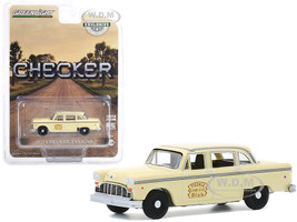 1971 Checker Taxicab Yellow Tisdale Cab Co Hobby Exclusive 1/64 Diecast Model Car Greenlight 30182