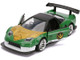 2002 Honda NSX Type-R Japan Spec Green Ranger Power Rangers 1/32 Diecast Model Car Jada 31843