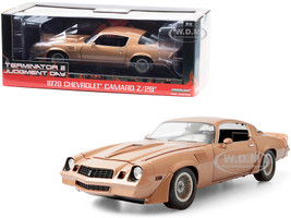 1979 Chevrolet Camaro Z/28 Gold Terminator 2 Judgment Day 1991 Movie 1/18 Diecast Model Car Greenlight 13573