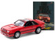 1982 Ford Mustang GT Red Black Stripes The Boss is Back Vintage Ad Cars Series 3 1/64 Diecast Model Car Greenlight 39050 E