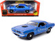1971 Plymouth HEMI Barracuda Blue Metallic Lot #S266 Indianapolis 2011 Mecum Auctions 1/18 Diecast Model Car Highway 61 18025