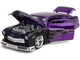 1951 Mercury Purple Black Flames Bigtime Muscle 1/24 Diecast Model Car Jada 32305
