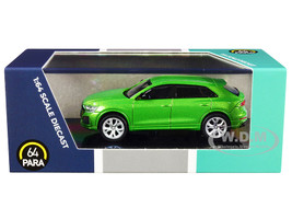 Audi RS Q8 Java Green Metallic 1/64 Diecast Model Car Paragon PA-55171