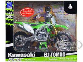 Miniature Moto auto 1 : 6 Yamaha YZ 450 F Eli Tomac Moteur Bike diecast