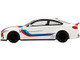 BMW M4 LB Works White Stripes Limited Edition 1800 pieces Worldwide 1/64 Diecast Model Car True Scale Miniatures MGT00161