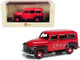 1952 Chevrolet 3100 Suburban Red Maroon Red Interior Limited Edition 250 pieces Worldwide 1/43 Model Car Esval Models EMUS43085 B