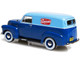 1952 Chevrolet 3100 Panel Delivery Truck Swensons Drive-In Dark Blue Light Blue Limited Edition 250 pieces Worldwide 1/43 Model Car Esval Models EMUS43085 C