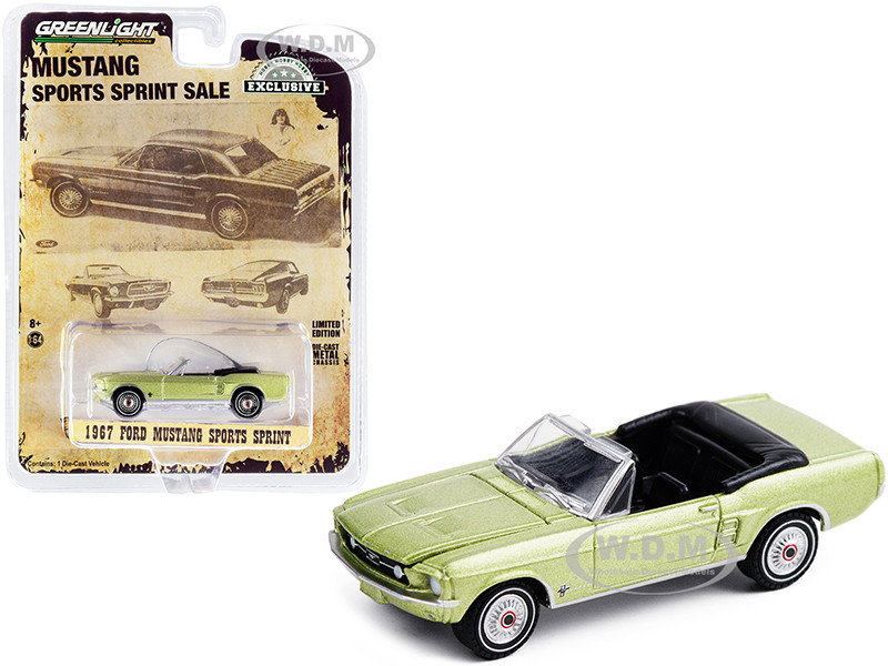 1967 mustang convertible diecast model