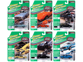 Muscle Cars USA 2020 Set A 6 Cars Release 3 Muscle Car Corvette Nationals MCACN Limited Edition 2834 pieces Worldwide 1/64 Diecast Model Cars Johnny Lightning JLMC024 A