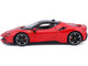 Ferrari SF90 Stradale Red Black Top 1/24 Diecast Model Car Bburago 26028