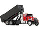 Mack Granite Tub-Style Roll-Off Container Dump Truck Red Black 1/87 Diecast Model First Gear 80-0344