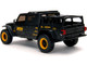 2020 Jeep Gladiator Pickup Truck Black B&M Graphics Extra Wheels Just Trucks Series 1/24 Diecast Model Car Jada 32423