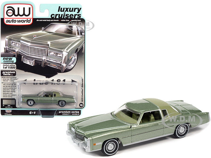 Luxury Cruisers Cerise Firemist Poly Auto-World 1975 Cadi-llac Eldorado, Luxury Cruisers Cerise Firemist Poly Auto-World 1975 Cadi-llac Eldorado,
