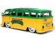 1962 Volkswagen Bus Yellow Green Leonardo Diecast Figurine Teenage Mutant Ninja Turtles TV Series 1/24 Diecast Model Car Jada 31786