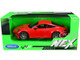 Porsche 911 Carrera 4S Red Gray Wheels NEX Models 1/24 Diecast Model Car Welly 24099