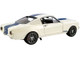 1965 Ford Mustang Shelby G.T.350R Street Fighter Cream Blue Stripes Limited Edition 534 pieces Worldwide 1/18 Diecast Model Car ACME A1801841 SF