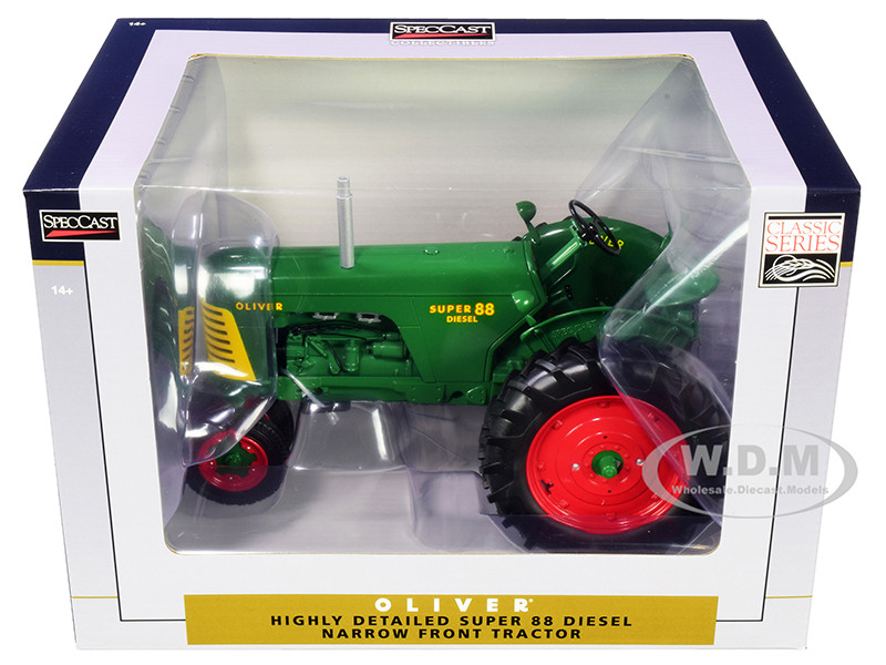 Oliver Super 88 Diesel Narrow Front Tractor Classic Series 1/16 Diecast Model SpecCast SCT767