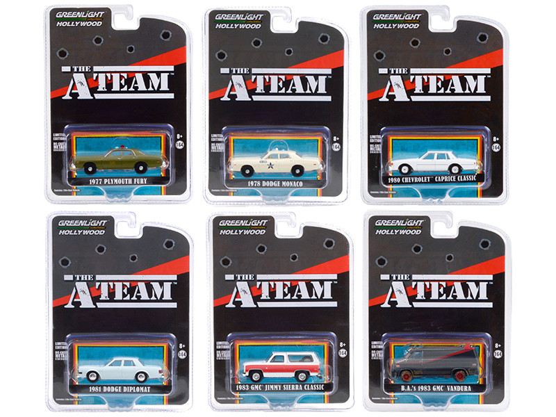 1981 Dodge Diplomat Light Blue The A-Team TV Series Hollywood Special Edition 1//64 Diecast Model Car by Greenlight 44865 D 1983-1987