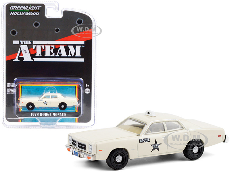 Greenlight Hollywood Special  Edition Dodge Monaco Taxi The A-Team Lonestar Cab 