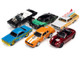Street Freaks 2020 Set B 6 Cars Release 4 1/64 Diecast Model Cars Johnny Lightning JLSF018 B