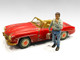 Auto Mechanic Chain Smoker Larry Figurine 1/24 Scale Models American Diorama 76361