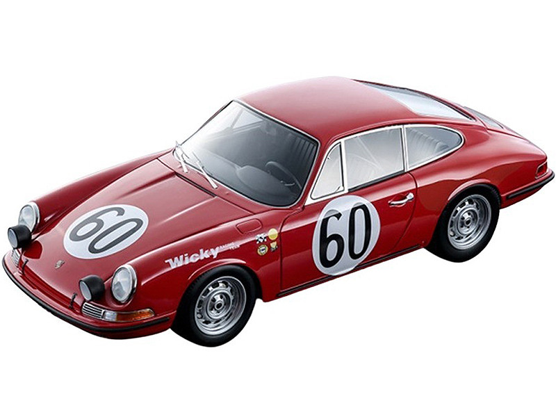 Porsche 911S #60 Andre Wicky Philippe Farjon 24 Hours Le Mans 1967 Mythos Series Limited Edition 85 pieces Worldwide 1/18 Model Car Tecnomodel TM18-146B