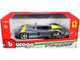 Ferrari Monza SP1 Silver Metallic Yellow Stripes 1/24 Diecast Model Car Bburago 26027