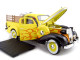 1937 Studebaker Pickup Yellow With Accessories 1/24 Diecast Car Unique Replicas 18566