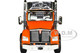 Kenworth T880 Day Cab East Genesis End Dump Trailer Burnt Orange Chrome 1/50 Diecast Model First Gear 50-3453