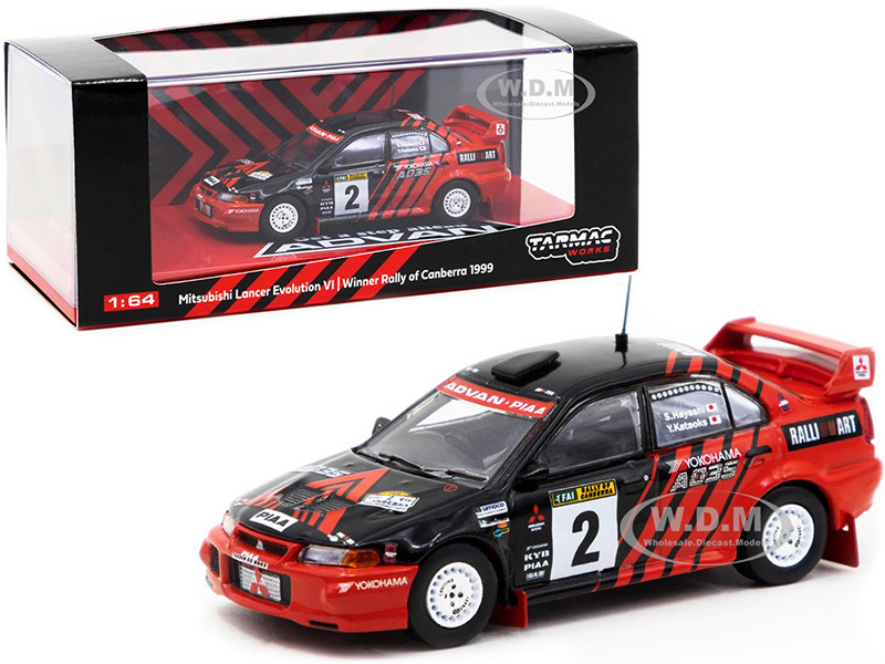 1:43 Scale MITSUBISHI LANCER EVO VI Tommi Makinen 1999 WRC New Zealand