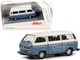 Volkswagen T3b Bus L Blue Cream 1/87 HO Diecast Model Schuco 452650900
