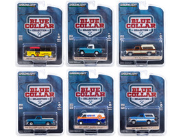 Blue Collar Collection Set 6 pieces Series 8 1/64 Diecast Model Cars Greenlight 35180