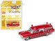 1966 Cadillac Ambulance Red Special Edition Limited Edition 3600 pieces Worldwide 1/64 Diecast Model Car Johnny Lightning JLCP7351