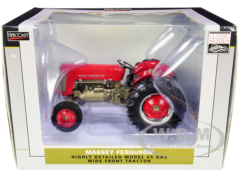 Massey Ferguson 65 Wide Front Gas Tractor Red Classic Series 1/16 Diecast Model SpecCast SCT762