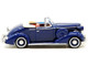1936 Buick Special Convertible Coupe Musketeer Blue 1/87 HO Scale Diecast Model Car Oxford Diecast 87BS36005