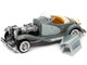 1935 Duesenberg SSJ Speedster Dark Gray Light Gray 1/64 Diecast Model Car Racing Champions RCSP014