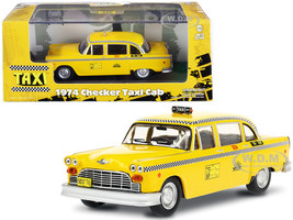 1:43 New York City Taxi WhiteBox Checker Marathon Yellow Cab Modellauto 